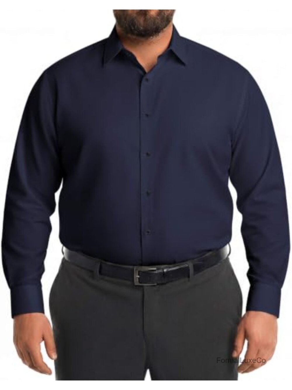 Big and Tall Mens Wrinkle Resistant Dress Shirt Button Down